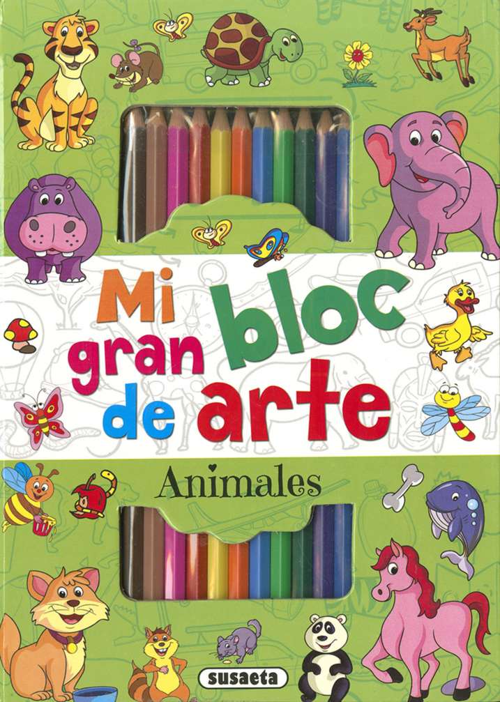 Mi Gran Bloc de Arte: Animales- Susaeta