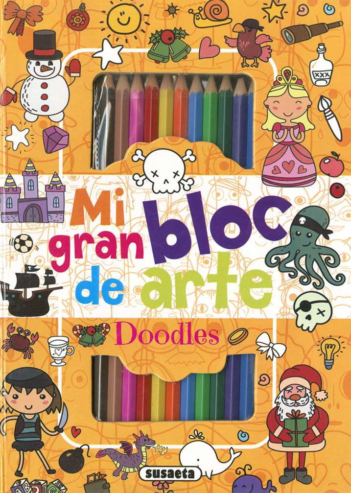 Mi Gran Bloc de Arte: Doodles 2- Susaeta