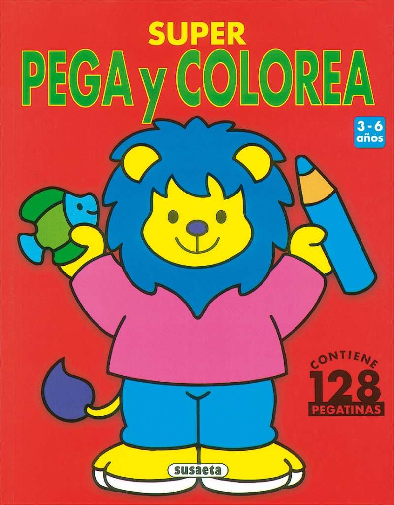 Super Pega y Colorea - Susaeta