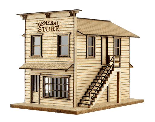 Kit Casa -General Store- Balsa HO Anner Factory