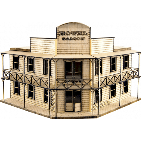 Kit Casa -Hotel Saloon- Balsa HO Anner Factory