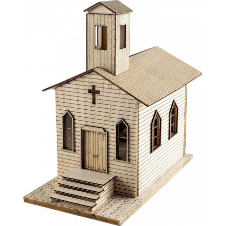 Kit Casa -Iglesia- Balsa HO Anner