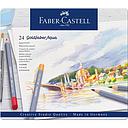 Estuche Metal Lápiz Acuarelable Goldfaber Aqua 24 pzs. Creative Studio Faber-Castell