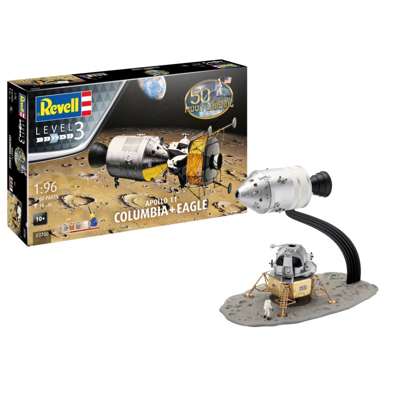 Set 1:96 -Apollo 11 "Columbia" & "Eagle"- Revell