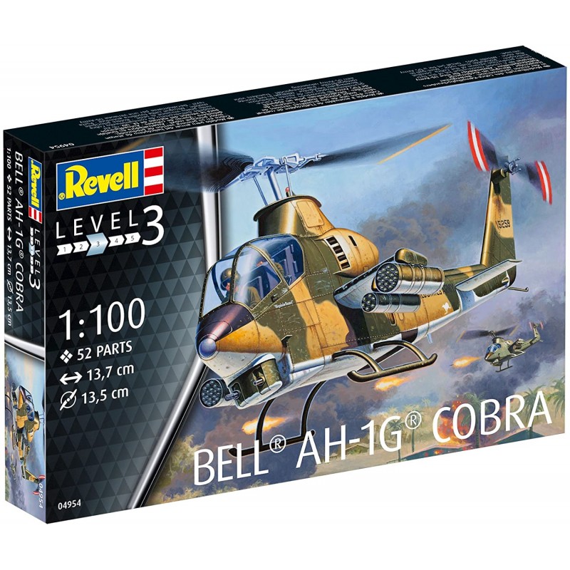 Helicóptero 1/100 -BELL AH-1G COBRA- Revell