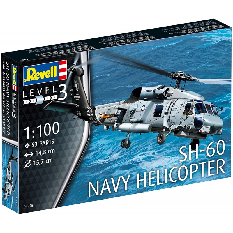 Helicóptero 1/100 -Planes SH-60 Navy Helicopter- Revell