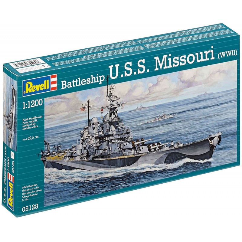 Barco 1/1200 -Battleship U.S.S. Missouri- Revell