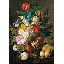 Puzzle 1000 piezas -Van Dael: Jarrón con flores- Clementoni