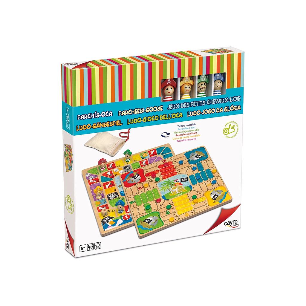 [843] Juego Infantil Parchís / Oca Piratas Cayro