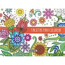 Tarjetas para Colorear: Flores - Susaeta