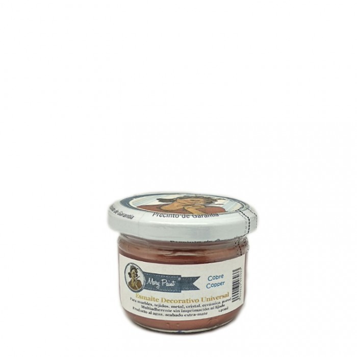 Esmalte Acrílico Multisuperficie  Cobre Metalizado 140 ml. Mary Paint  