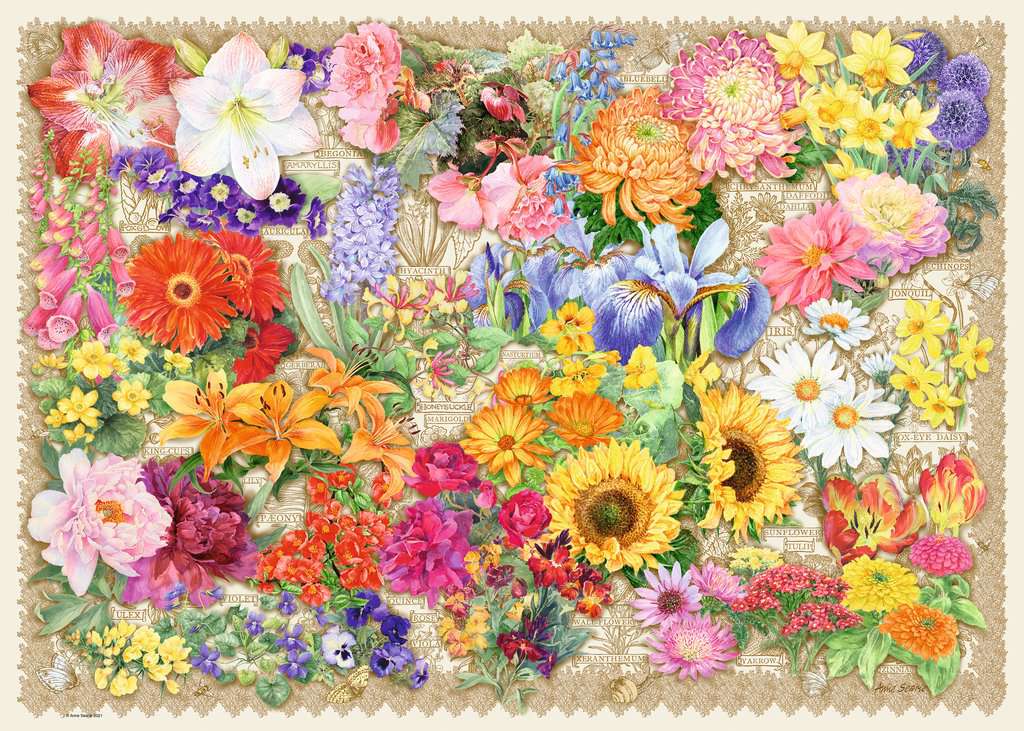 Puzzle 1000 piezas -Hermosa Floración- Ravensburger