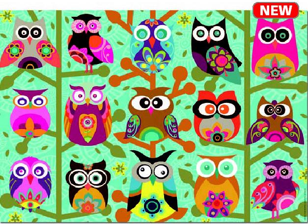 Puzzle 500 piezas -Búhos- Educa