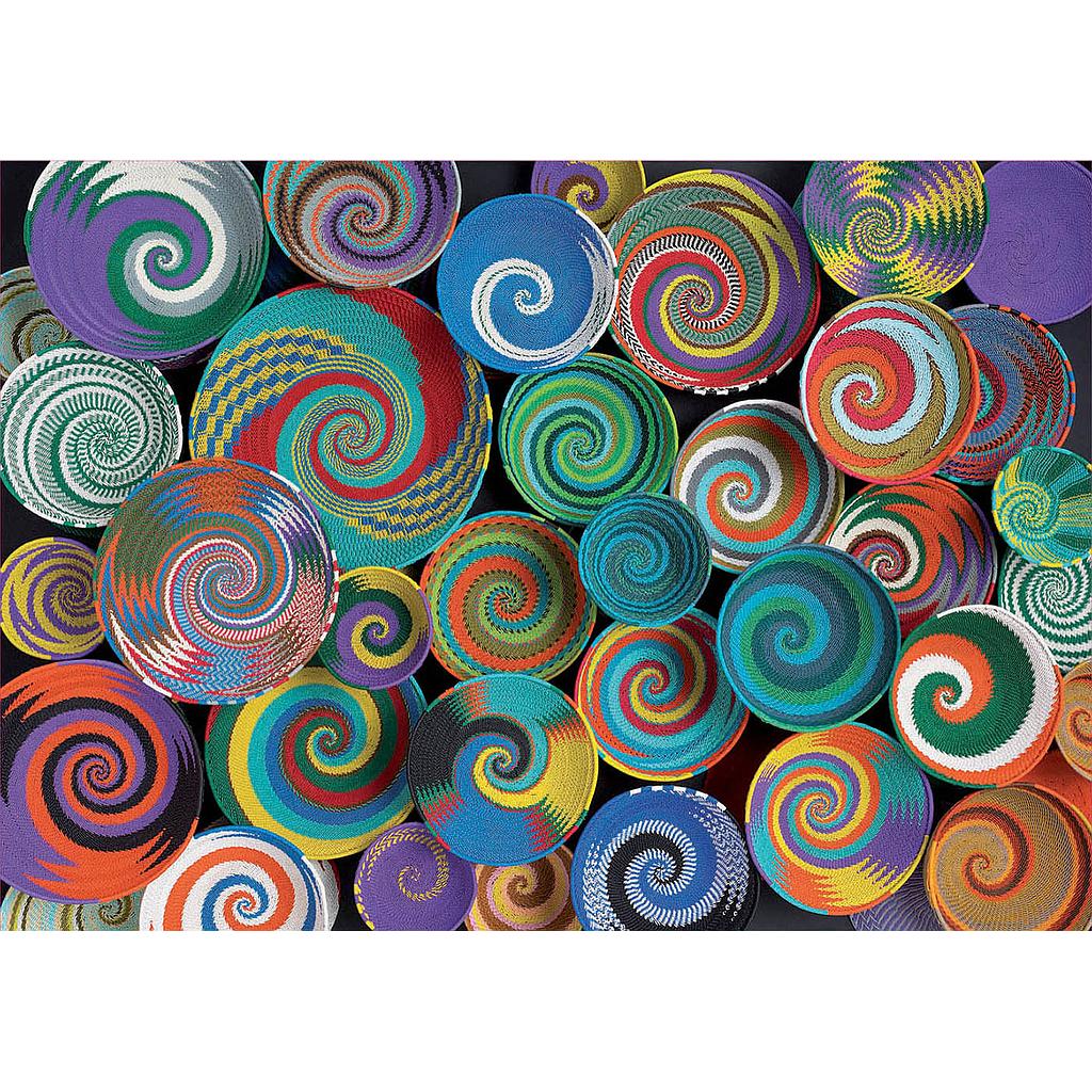 [19020] Puzzle 1000 piezas -Cestas Africanas- Educa