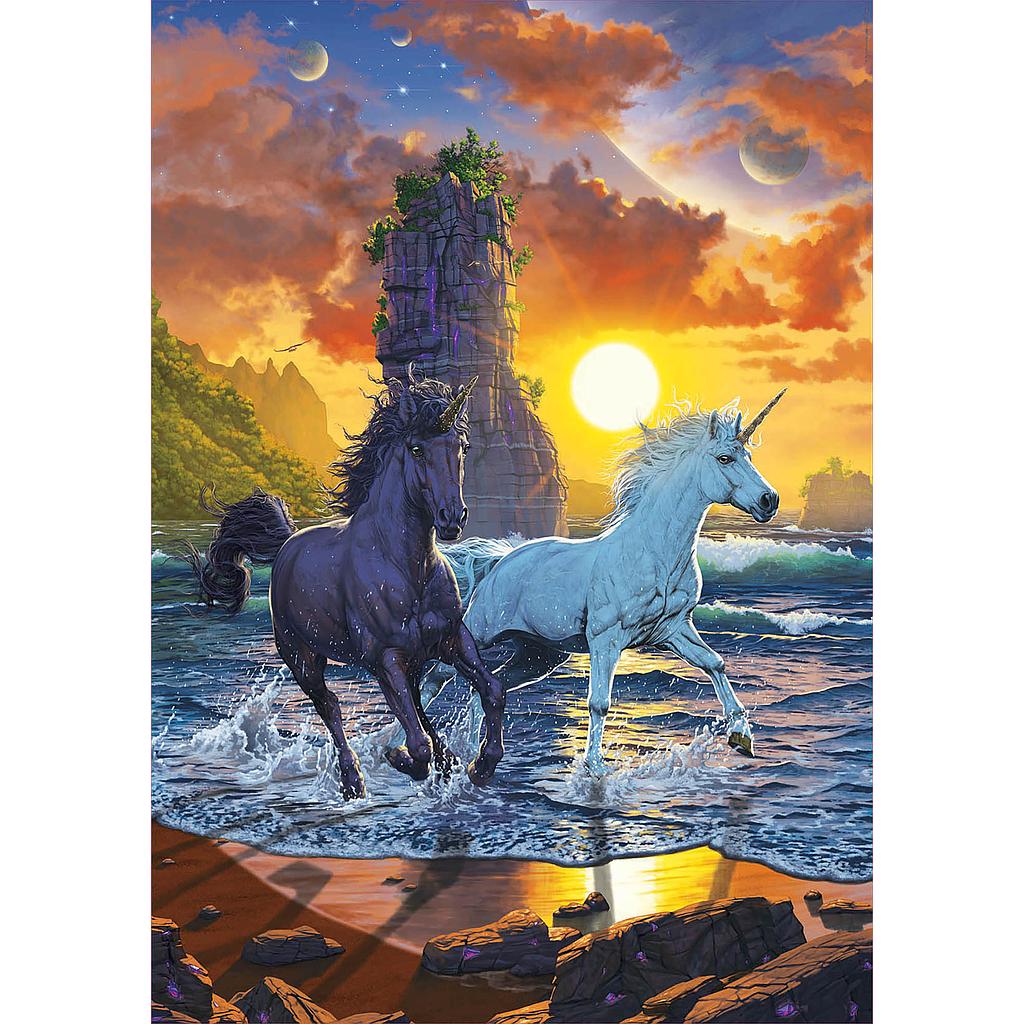 [19025] Puzzle 1000 piezas -Unicornios en la Playa- Educa