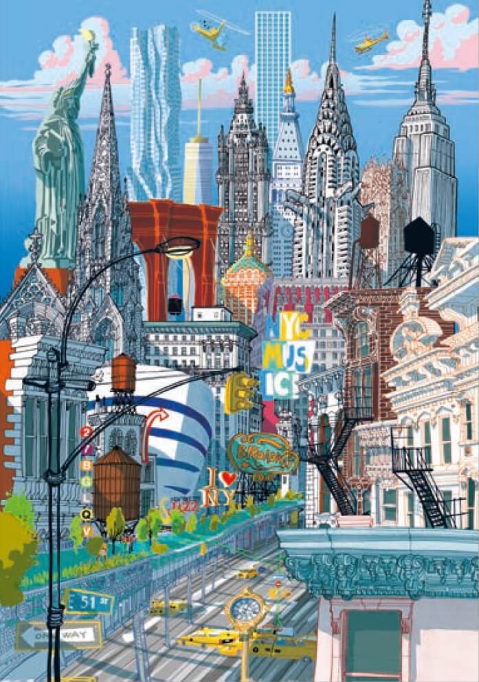 Puzzle 200 piezas -Nueva York CityPuzzle- Educa