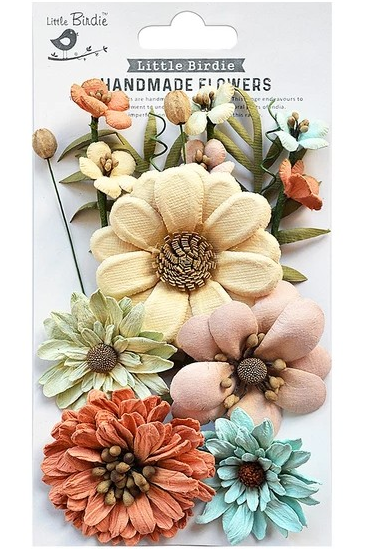 Flores Papel -Heleen Woodland Stories- (12 pzs.) Little Birdie