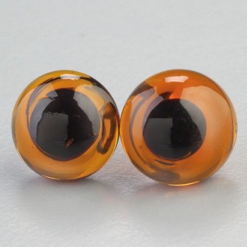 [1035179] Ojos Vidrio 6 mm. Marrón para Coser (Par)