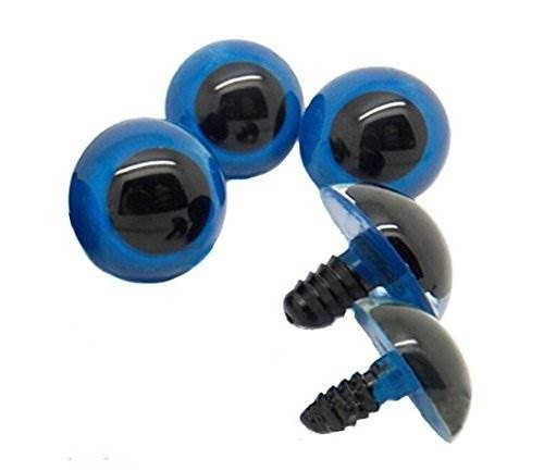 [28642] Ojos Plástico Seguridad 12 mm. Azul (Par)