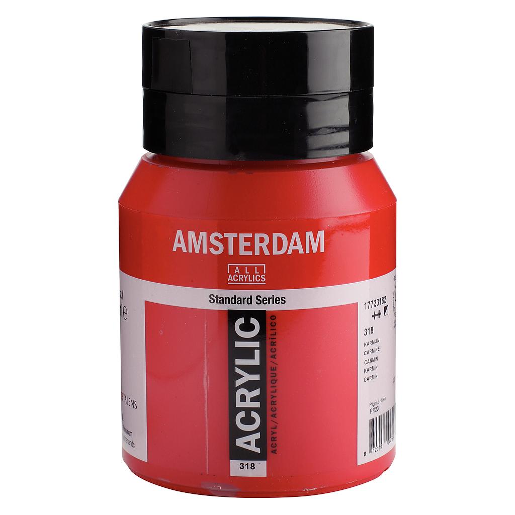 [17723182] Acrílico Amsterdam 500 ml. Talens (Carmín)