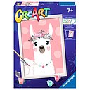 Set CreArt Pintar por Números -Llama- Ravensburger