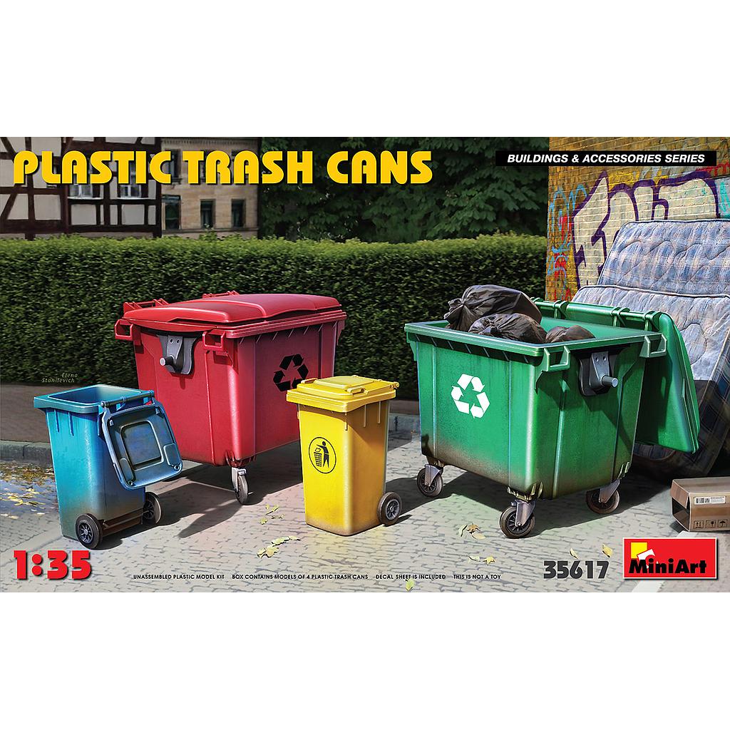 [35617] Accesorios Calle -Contenedores Basura- 1/35 MiniArt