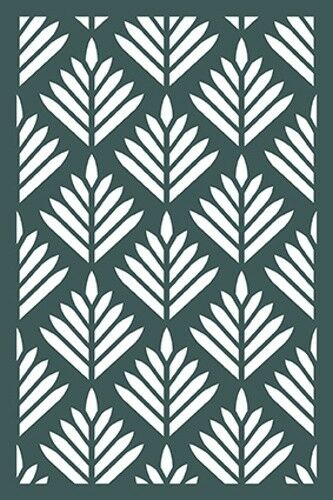 Plantilla Stencil 10 x 15 cm. -Foliage Background- Artemio