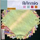 Set 10 Hojas Papel Japón Origami 15 x 15 cm. -Pastel- Artemio