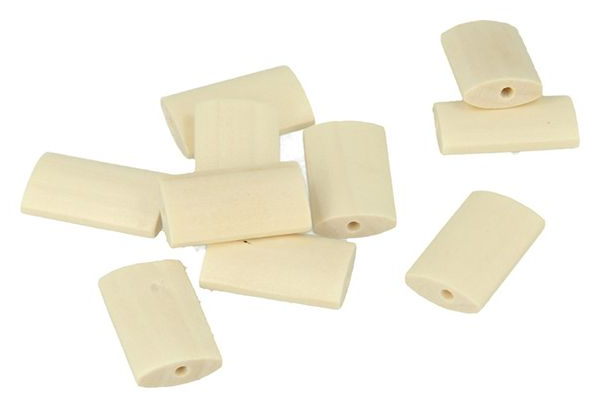 [21005027] Cuenta -Naveta- Madera 15 x 25 x 6 mm. Artemio (Unidad)