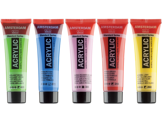 [17042560] Acrílico Fluorescente Amsterdam Talens 20 ml. (Amarillo Reflex)