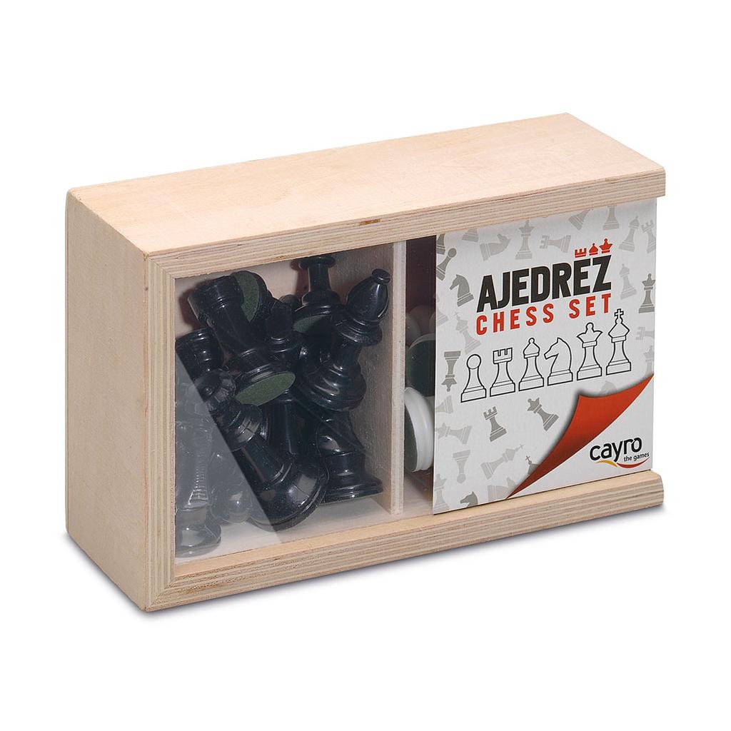 Accesorios Set Piezas Ajedrez Nº3 6,5 cm. Caja Madera Cayro