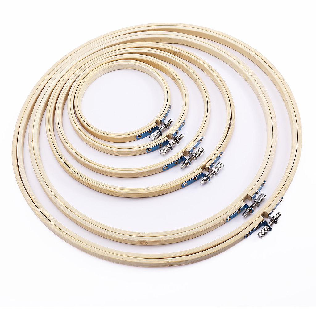 [90320] Bastidor Circular Madera Con Tornillo (20 cm.)