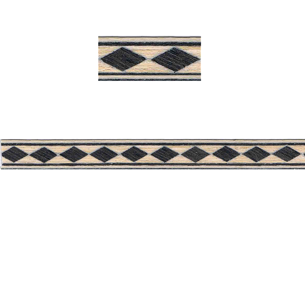 Greca Marquetería / Taracea 8 x 500 mm. Mod. 165-N