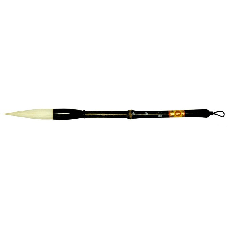 Pincel Oriental Pelo de Cabra Blanco