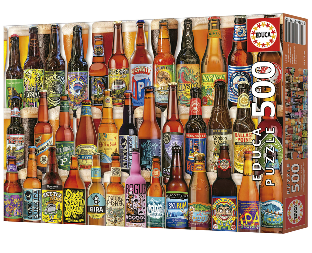 Puzzle 500 piezas -Cervezas Artesanales- Educa