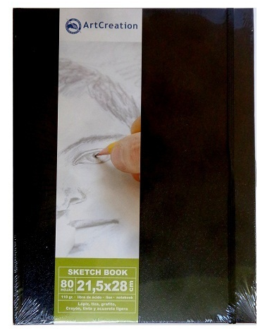 Bloc Dibujo Viaje 80 Hojas 21,5 x 28 cm. 110 gr. Art Creation Talens