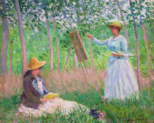 Pintar con Diamantes -En el Bosque de Giverny, Monet- Bastidor 40 x 50 cm. Figured´Art