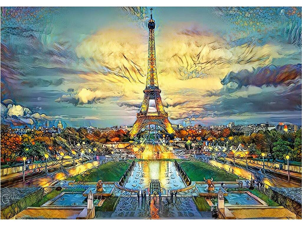 Puzzle 500 piezas -Torre Eiffel- Educa