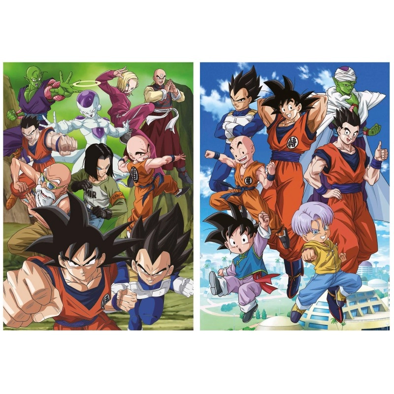 Puzzle 2 x 500 piezas -Dragon Ball- Educa