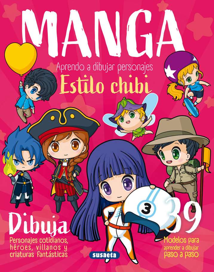 Manga: Aprendo a Dibujar Personajes Estilo Chibi - Susaeta Ediciones