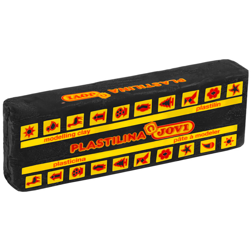 [7115] Plastilina Vegetal Pastilla 150 gr. Jovi (Negro )