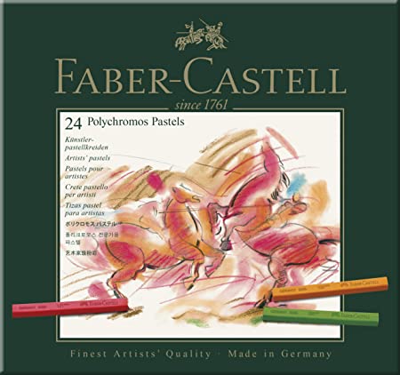 Estuche 24 Tizas Pastel Polychromos Faber-Castell