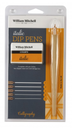 Set Mango + 5 Plumillas 0,5-1,5mm. "Italic"