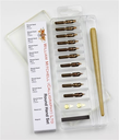 Set Mango + 10 Plumillas Caligrafía W. Mitche