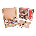Estuche Madera Acrílico 10 Tubos 40 ml. y Accesorios Van Gogh Talens