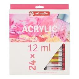 [9021724M] Set 24 Tubos 12 ml. Acrílico Art Creation Talens