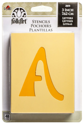 [3026-28870] Set Stencil Alfabeto, Números y Signos 7,6 cm. Plaid