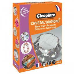 [LCC19-360] Resina Cristal -Crystal Diamond- Kit (360 ml.) Cleopatre