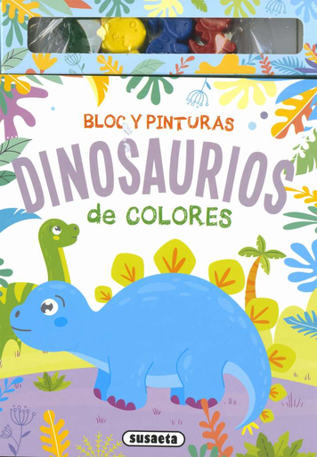 [S6092001] Bloc y Pinturas -Dinosaurios- Susaeta Ediciones