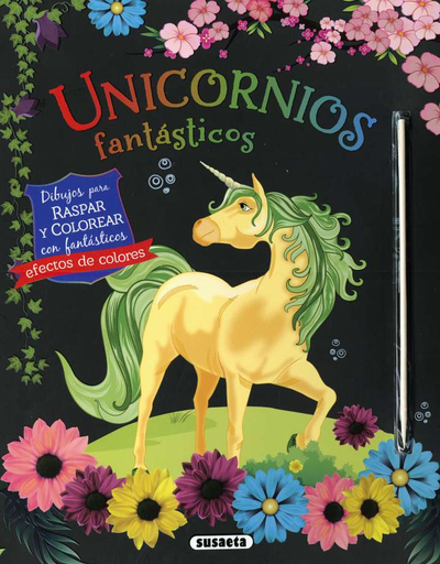 [S3483008] Dibujos para Colorear y Raspar -Unicornios- Susaeta Ediciones